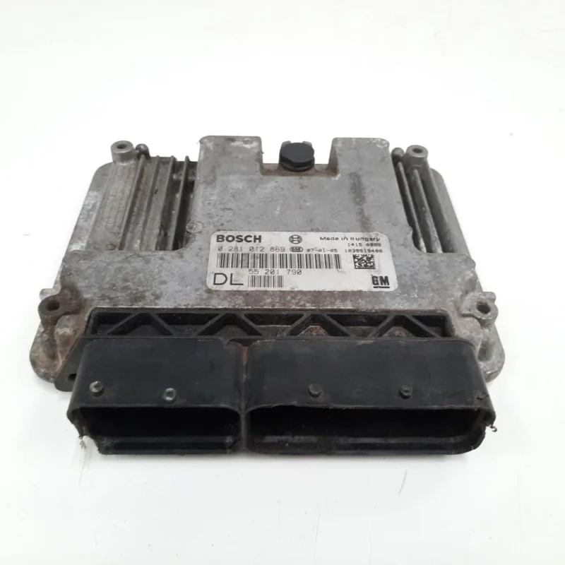 Calculator motor, cod 0281012869, 55201790, Opel Astra H Combi, 1.9 CDTI, Z19DT (idi:491519) Reducere de preț