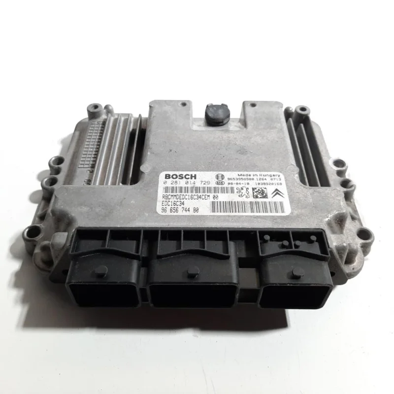 Reducere extra Calculator motor Bosch, cod 9665674480, 0281014729, Citroen C4 Grand Picasso, 1.6 HDI, 9HZ (idi:491485)