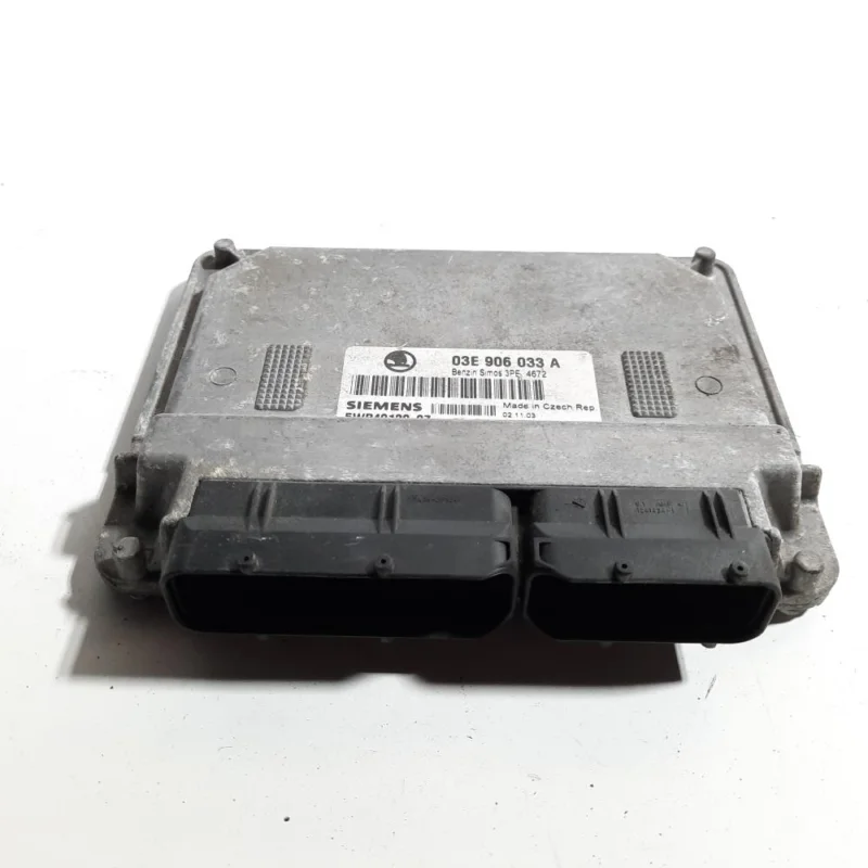 Calculator motor, cod 03E906033A, VW Polo (9N), 1.2 benz, AZQ (idi:491479) Mai ieftin