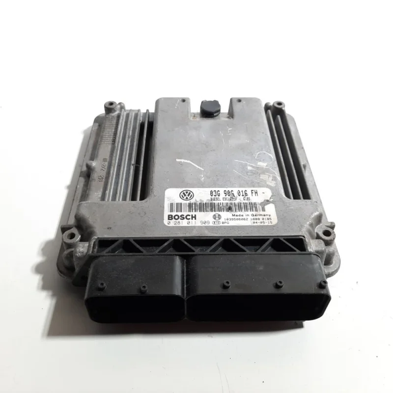 Plată sigură Calculator motor, cod 03G906016FH, 0281011909, Seat Toledo 3 (5P2) 2.0 TDI, BKD (id:491473)