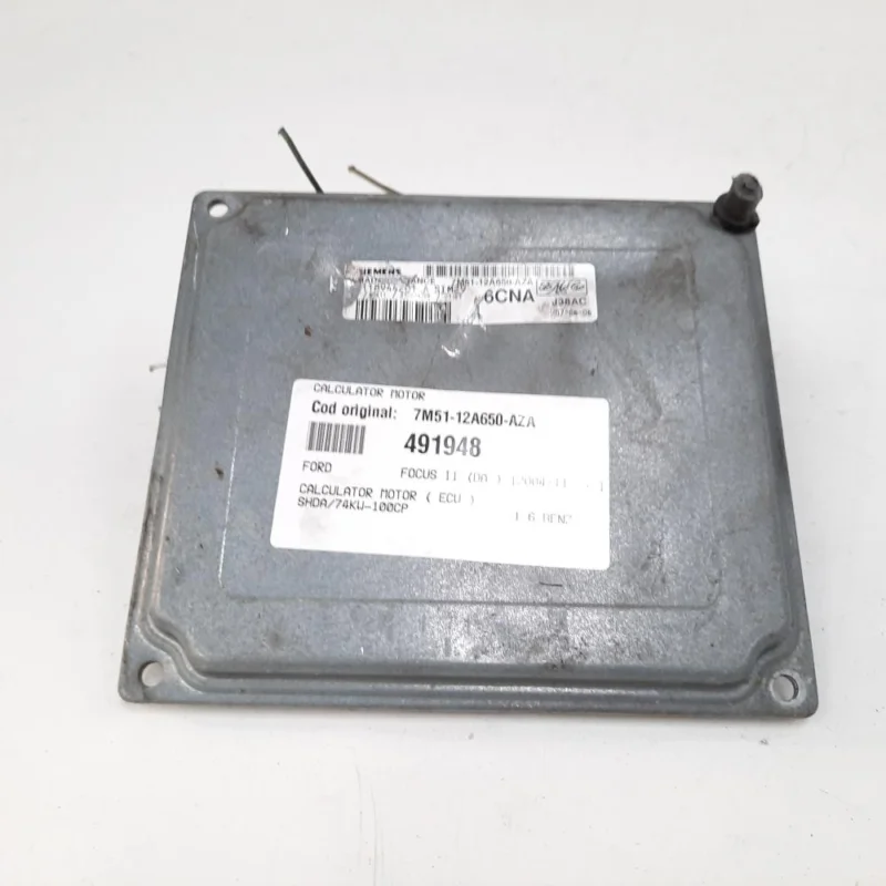Calculator motor, cod 7M51-12A650-AZA, Ford Focus 2 (DA) 1.6 benz, SHDA (id:491948) Promoție