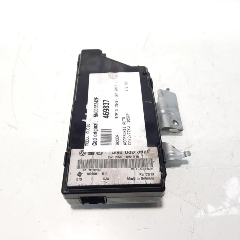 Modul audio, cod 5N0035342F, Seat Leon (1P1) (idi:469837) Reducere extra