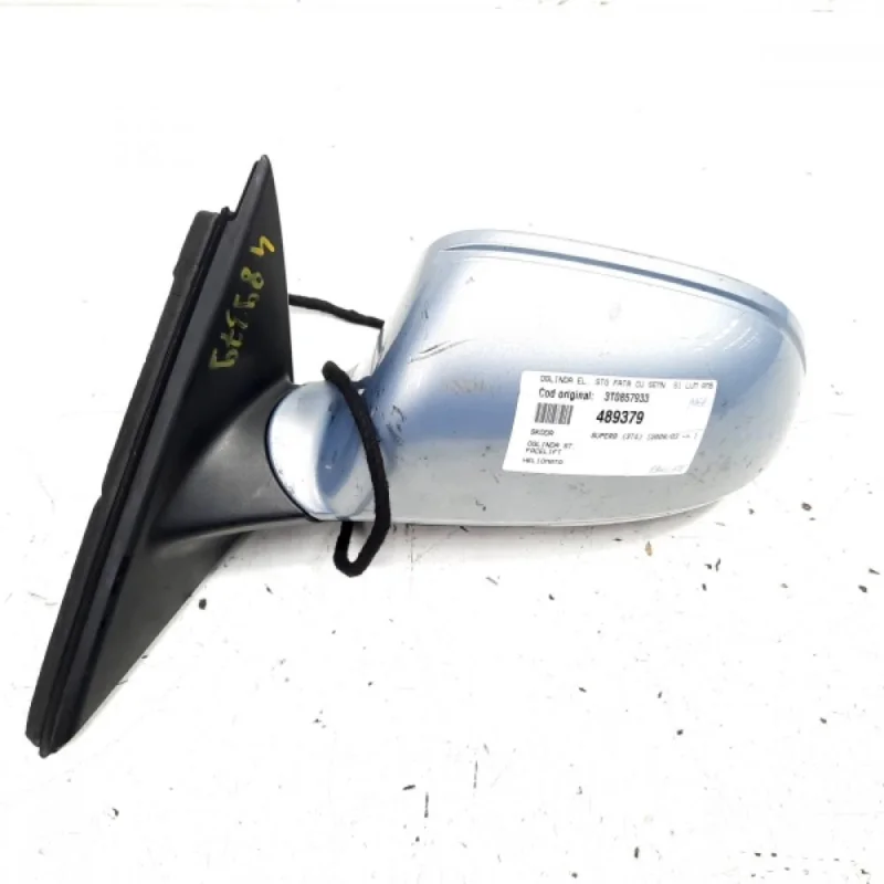 Oglinda electrica stanga fata cu semnalizare si lumina ambientala, cod 3T0857933, Skoda Superb II (3T4) facelift (id:489379) Cumpără online