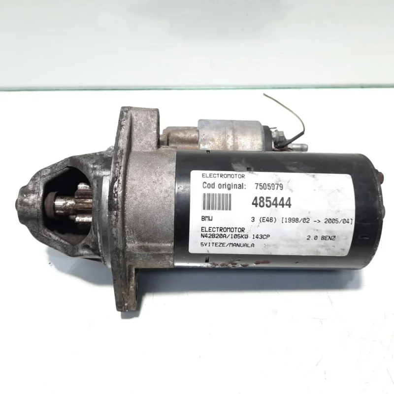 Electromotor, cod 7505979, Bmw 3 Touring (E46), 2.0 benz, N42B20A, 5 vit man (idi:485444) Expediere rapidă