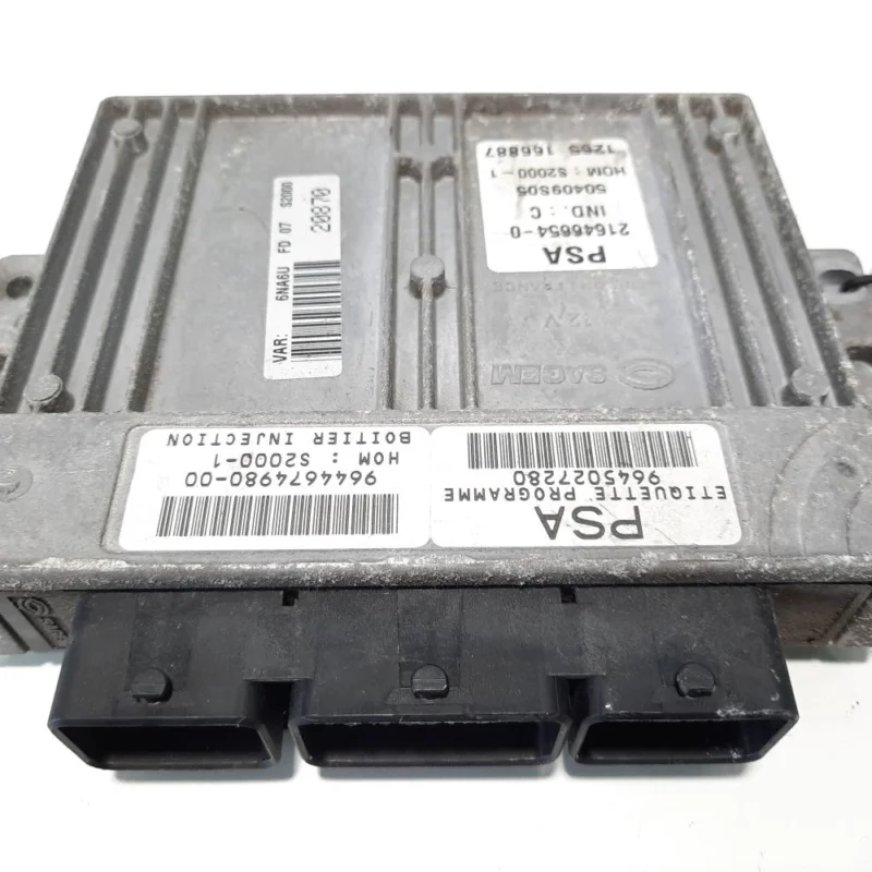 Retur gratuit Calculator motor, cod 9645027280, 9644674980, Citroen C5 (I), 1.8 benz, 6FZ (idi:483482)