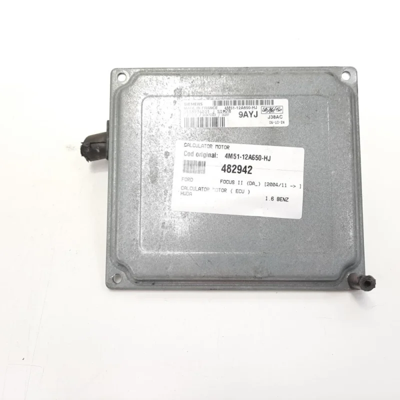 Calculator motor, cod 4M51-12A650-HJ, Ford Focus 2 Combi (DA), 1.6 benz, HWDA (idi:482942) Preț mic