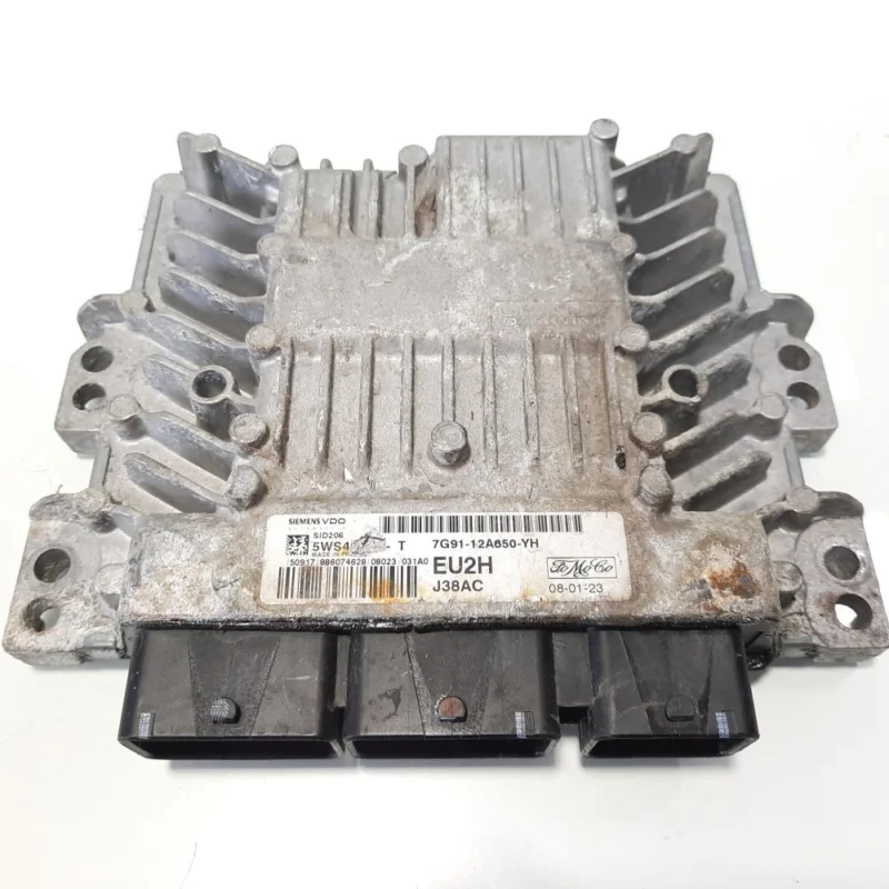 Calculator motor Continental, cod 7G91-12A650-YH, Ford Mondeo 4 Sedan, 1.8 TDCI, QYBA (idi:483569) Livrare expres