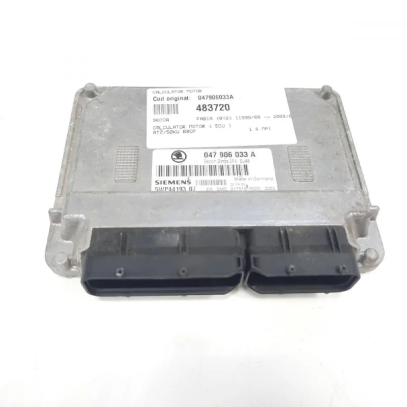 Calculator motor, cod 047906033A, Skoda Fabia 1 Sedan (6Y3), 1.4 MPI, ATZ (idi:483720) Ofertă de sezon
