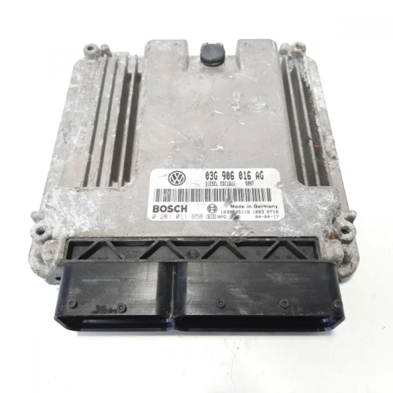 Calculator motor, cod 03G906016AG, 0281011658, Seat Altea (5P1), 1.9 TDI, BJB (idi:483305) Ieftin