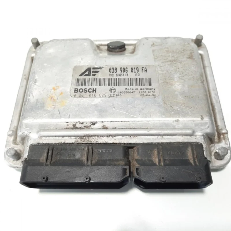 Calculator motor Bosch, cod 038906019FA, 0281010629, VW Sharan (7M8, 7M9, 7M6), 1.9 TDI, AUY (idi:48328) Plată sigură