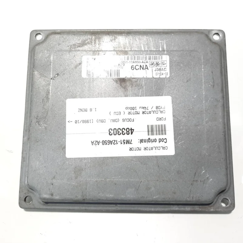 Calculator motor, cod 7M51-12A650-A2A, Ford Focus 1, 1.6 B, FYDB (id:483303) Ofertă de sezon