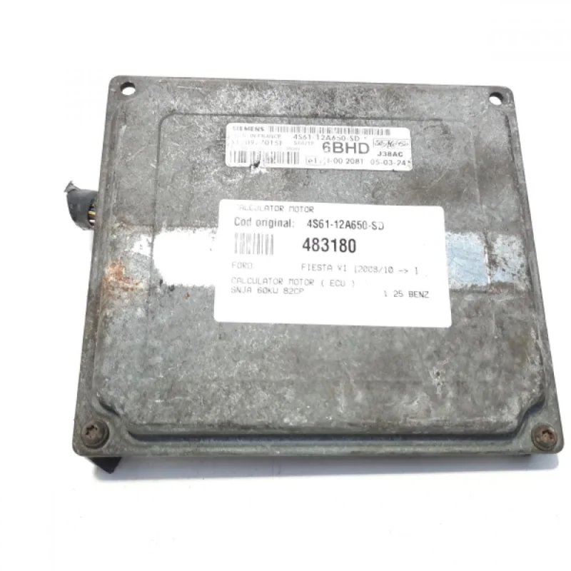 Calculator motor, cod 4S61-12A650-SD, Ford Fiesta 6, 1.25 b, SNJA (id:483180) Preț mic