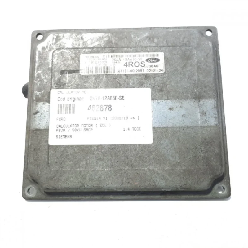 Calculator motor Siemens, cod 2S6A-12A650-SE, Ford Fiesta 6, 1.4 benz, FXJA (id:482878) Expediere rapidă