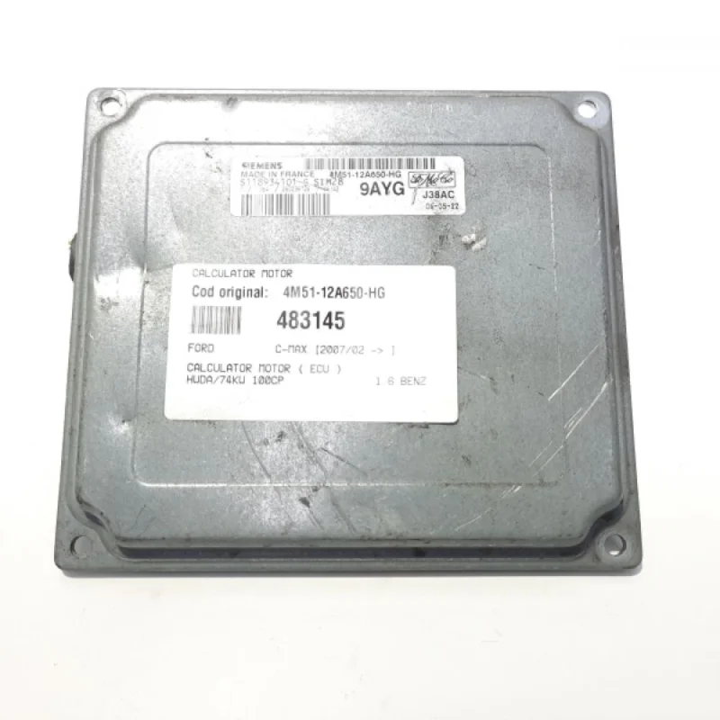 Calculator motor, cod 4M51-12A650-HG, Ford C-Max 1, 1.6 B, HWDA (id:483145) Bestseller