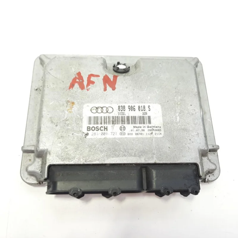 Calculator motor, cod 038906018S, 0281001721, Audi A4 (8D2, B5) 1.9 TDI, AFN (id:482952) Ofertă exclusivă