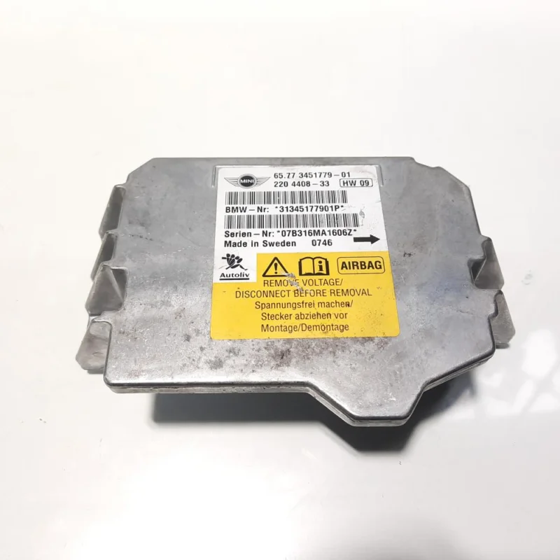Calculator airbag, cod 3451779-01, Mini Cooper (R56) 1.6 B, N12B16A (id:474365) Transport gratuit