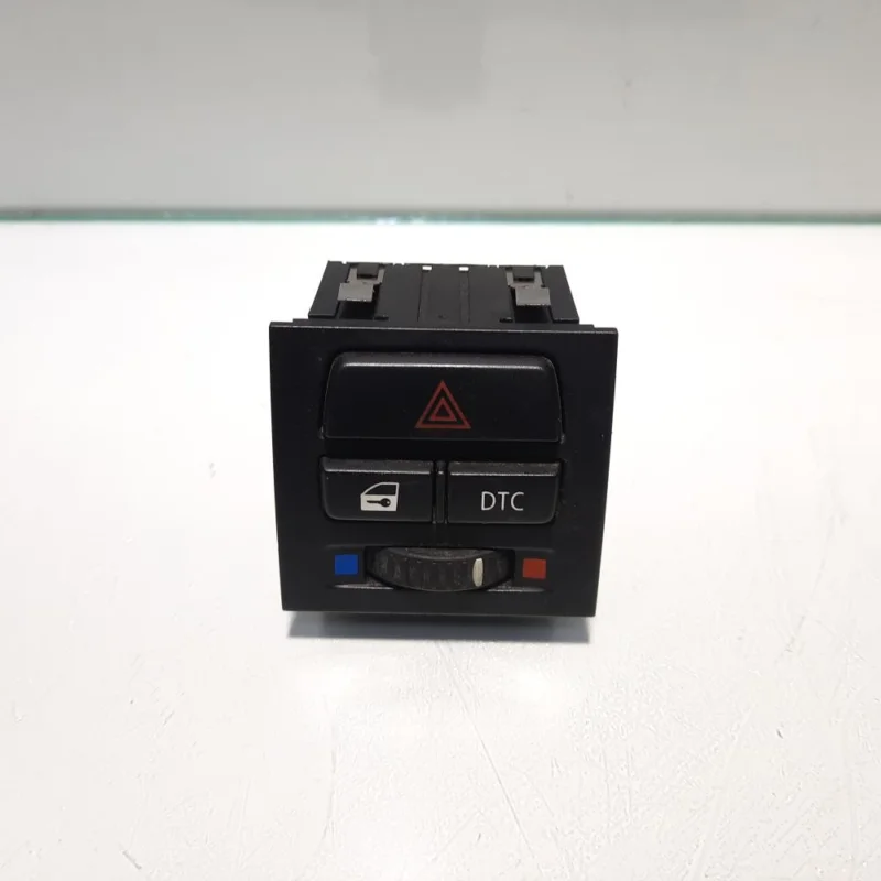 Plată securizată Buton avarii cu buton DTC, cod 9132421-01, Bmw 3 (E90)
