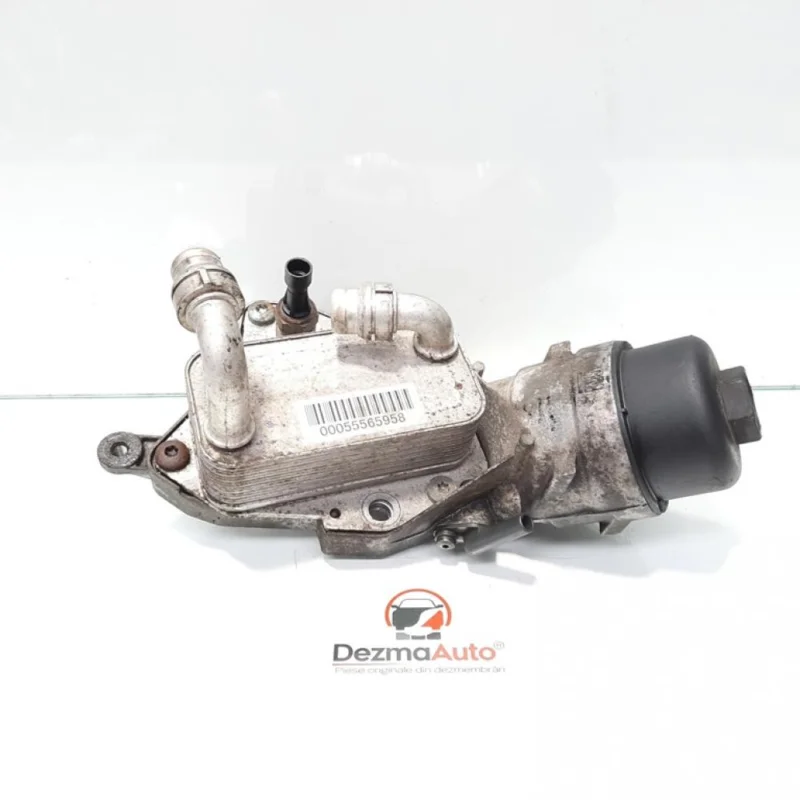 Carcasa filtru ulei cu racitor, cod GM55565958, Opel Astra J Combi, 2.0 CDTI, A20DTH Bestseller