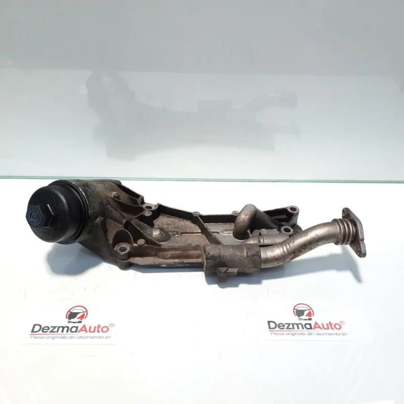Carcasa filtru ulei, cod GM12992593, Opel Astra H Combi, 1.8 benz, Z18XER (id:434816) Preț redus