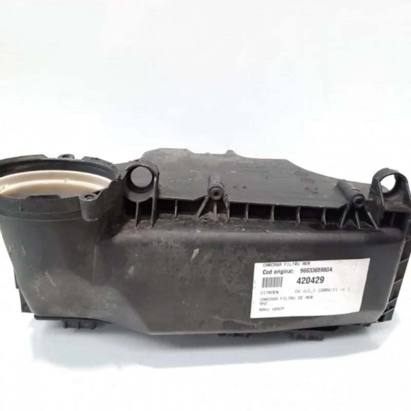 Carcasa filtru aer, 9663365980A, Peugeot 207 CC (WD) [Fabr 2006-2015], 1.6 hdi, 9HZ Ofertă specială