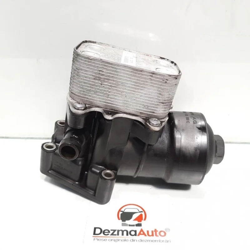 Cel mai bun preț Carcasa filtru ulei cu racitor de ulei, Skoda Octavia 2 Combi (1Z5) [Fabr 2004-2013] 1.6 tdi, CAY, 03L115389C, 03L117021C (id:41