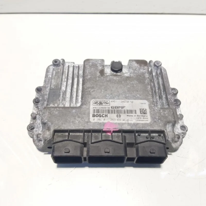 Calitate înaltă Calculator motor, Ford Focus 2 (DA) [Fabr 2004-2012] 1.6 tdci, 4M51-12A650-NE, 0281011263 (id:408591)