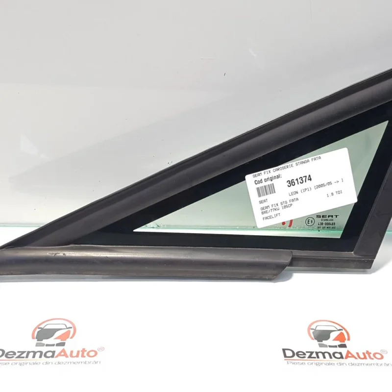 Geam fix caroserie stanga fata, Seat Leon (1P1) (id:361374) Cel mai bun preț
